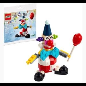 NWT LEGO Creator Birthday Clown 🤡 30565 Polybag Set